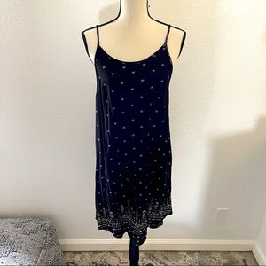 EUC Black & White Low Back Tank Dress
